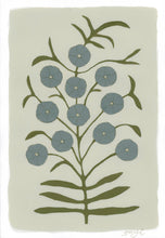Load image into Gallery viewer, Cottage Botanical I in Slate Blue (PRINT)