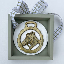 Load image into Gallery viewer, Horse Brass Intaglio Ornament
