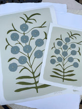 Load image into Gallery viewer, Cottage Botanical I in Slate Blue (PRINT)
