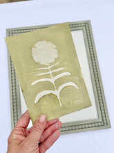 Load image into Gallery viewer, Small Jaipur Relief Botanical in Moss
