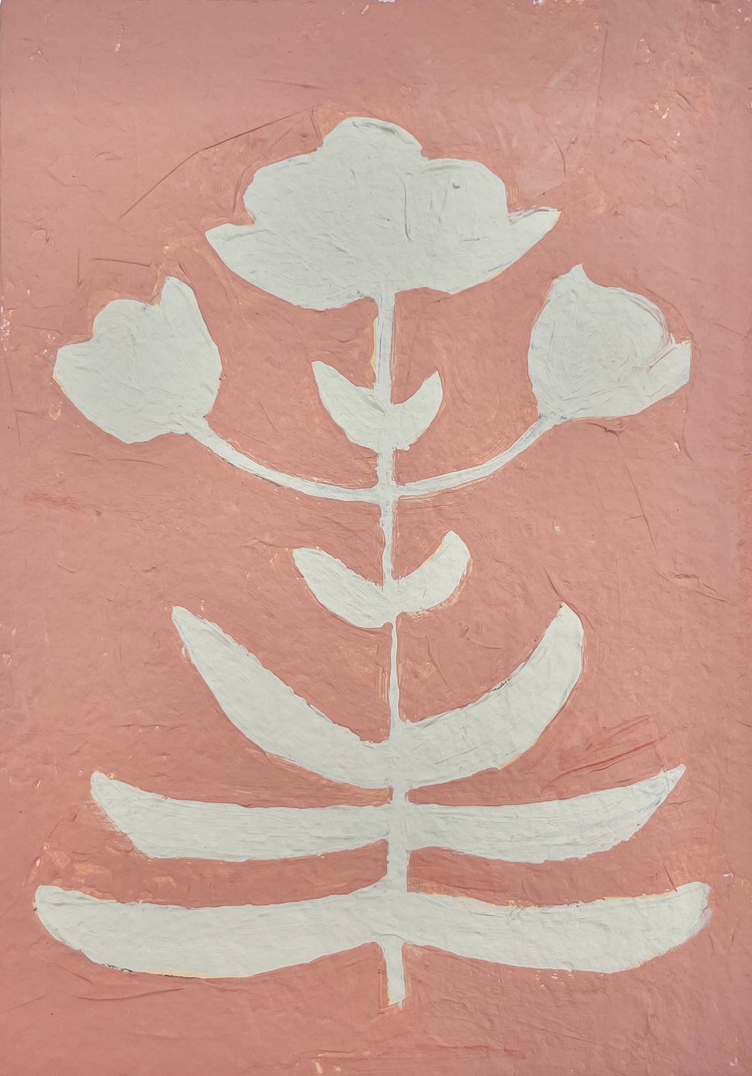 Small Jaipur Relief Botanical in Rose