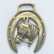Load image into Gallery viewer, Horse Head in Horse Shoe Brass - Horse Brass Reservation

