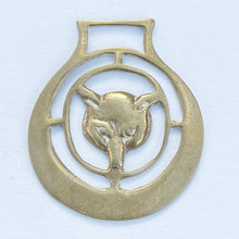 Load image into Gallery viewer, Primitive Fox Head - Horse Brass Reservation
