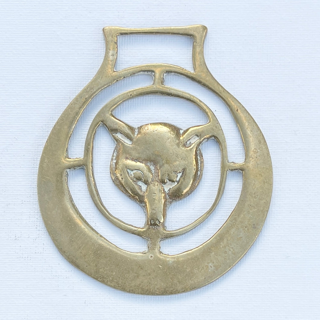 Primitive Fox Head - Horse Brass Reservation