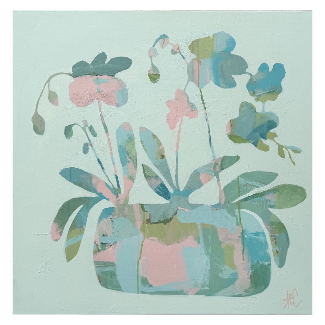 'ORCHIDS ON PARADE' (Available at Caron Gallery)